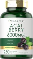 Suplemento Cápsulas de Açaí Carlyle 6000 mg 250 unidades