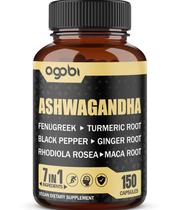 Suplemento: cápsulas de extrato de ashwagandha Agobi 80-50 mg 150 ct