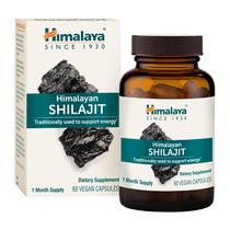 Suplemento: Cápsulas de extrato de Shilajit do Himalaia 250 mg (60 unidades)