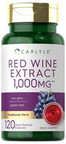 Suplemento Cápsulas de extrato de vinho tinto Carlyle 1000 mg 120 ct