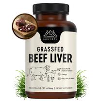 Suplemento Cápsulas de fígado bovino alimentado com capim Lonvera 3000 mg