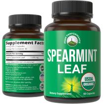 Suplemento: cápsulas de hortelã orgânica Peak Performance USDA Suplemento: cápsulas de hortelã orgânica Peak Performance USDA