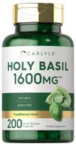Suplemento: cápsulas de manjericão sagrado Carlyle, 1600 mg, 200 unidades