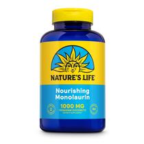Suplemento Cápsulas de monolaurina Nature's Life 1000 mg 180 ct