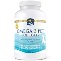 Suplemento Cápsulas Gelatinosas Nordic Naturals Omega-3 Pet 180 para cães
