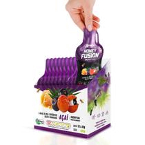 Suplemento Carbogel Honey Fusion - Mel Orgânico, Açaí e Cafeína (200mg) 12x35g