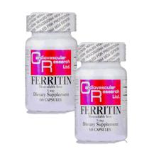 Suplemento Cardiovascular Research Ferritina 60 cápsulas x 2