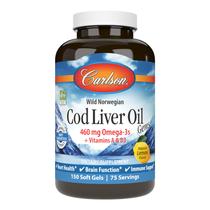 Suplemento Carlson Cod Liver Oil Gems 150 cápsulas gelatinosas Suplemento Carlson Cod Liver Oil Gems 150 cápsulas gelatinosas