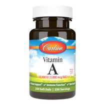 Suplemento Carlson de vitamina A 10.000 UI (3000 mcg RAE) 250 cápsulas gelatinosas