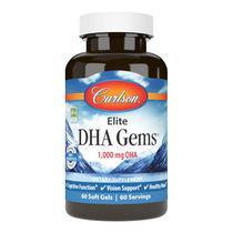 Suplemento Carlson Elite DHA Gems 1000 mg DHA 120 cápsulas gelatinosas Suplemento Carlson Elite DHA Gems 1000 mg DHA 120 cápsulas gelatinosas