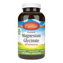 Suplemento Carlson Glicinato de Magnésio 200 mg 240 comprimidos Suplemento Carlson Glicinato de Magnésio 200 mg 240 comprimidos