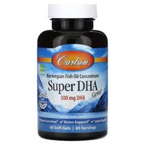 Suplemento Carlson Labs Super DHA 60 Cápsulas Gelatinosas