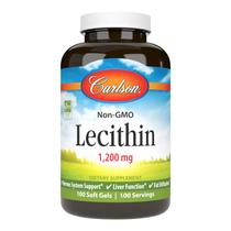 Suplemento Carlson Lecitina 1200 mg para Sistema Nervoso e Fígado 100 Cápsulas Gelatinosas Suplemento Carlson Lecitina 1200 mg para Sistema Nervoso e Fígado 100 Cápsulas Gelatinosas