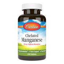Suplemento Carlson Quelatado de Manganês 20mg 250 comprimidos