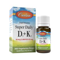 Suplemento Carlson Super Daily D3 + K2 10,16 ml
