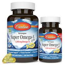 Suplemento Carlson Super Omega-3 Gems 100 + 30 cápsulas gelatinosas Suplemento Carlson Super Omega-3 Gems 100 + 30 cápsulas gelatinosas