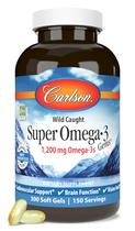 Suplemento Carlson Super Omega-3 Gems 300 cápsulas gelatinosas 1200 mg Suplemento Carlson Super Omega-3 Gems 300 cápsulas gelatinosas 1200 mg