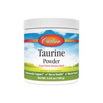 Suplemento Carlson Taurine Powder 100g, aminoácido de forma livre