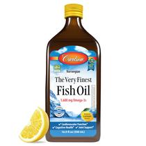 Suplemento Carlson The Very Finest Óleo de Peixe 500mL 1600mg Suplemento Carlson The Very Finest Óleo de Peixe 500mL 1600mg