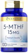 Suplemento Carlyle 5-MTHF L-Metilfolato 15mg - 100 Cápsulas