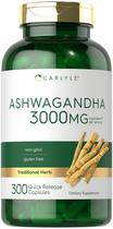 Suplemento Carlyle Ashwagandha 3000 mg 300 cápsulas Suplemento Carlyle Ashwagandha 3000 mg 300 cápsulas