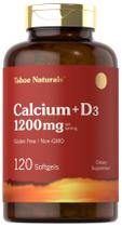 Suplemento Carlyle Calcium 1200 mg com vitamina D3 120 cápsulas gelatinosas Suplemento Carlyle Calcium 1200 mg com vitamina D3 120 cápsulas gelatinosas