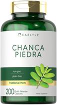 Suplemento Carlyle Chanca Piedra - 200 Cápsulas (Sem Glúten e Transgênicos)