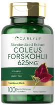 Suplemento Carlyle Coleus Forskohlii - 100 Cápsulas de 625mg
