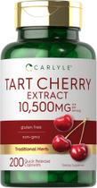 Suplemento Carlyle de Cereja Tart Cherry - 10.500mg - 200 Cápsulas Suplemento Carlyle de Cereja Tart Cherry - 10.500mg - 200 Cápsulas