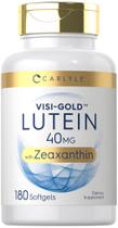 Suplemento Carlyle de luteína e zeaxantina 40 mg 180 cápsulas gelatinosas