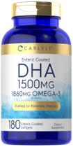Suplemento Carlyle DHA 1500mg 180 cápsulas de ômega-3 sem OGM Suplemento Carlyle DHA 1500mg 180 cápsulas de ômega-3 sem OGM
