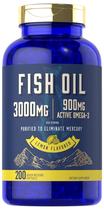 Suplemento Carlyle Fish Oil 3000 mg Omega 3 200 Cápsulas Gelatinosas