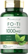 Suplemento Carlyle Fo-Ti 1000mg - 180 Cápsulas de Raiz He-Shou-Wu