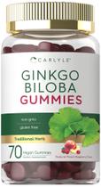 Suplemento Carlyle Ginkgo Biloba 300 mg 70 gomas veganas