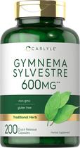 Suplemento Carlyle Gymnema Sylvestre (cápsulas 600 mg, 200 unidades)