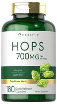 Suplemento Carlyle Hops 700 mg 180 cápsulas sem glúten transgênico