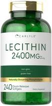 Suplemento Carlyle Lecitina de 2400mg - 240 Cápsulas de Gelatina Suplemento Carlyle Lecitina de 2400mg - 240 Cápsulas de Gelatina