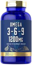 Suplemento Carlyle Omega 3-6-9 1200 mg 180 cápsulas de gelatina