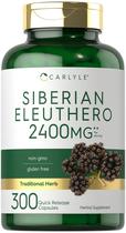 Suplemento Carlyle Siberian Eleuthero 2400mg 300 cápsulas Suplemento Carlyle Siberian Eleuthero 2400mg 300 cápsulas
