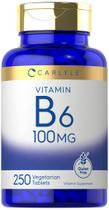 Suplemento Carlyle Vitamina B6 100mg 250 comprimidos vegetarianos