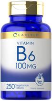 Suplemento Carlyle Vitamina B6 100mg 250 comprimidos vegetarianos