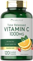 Suplemento Carlyle Vitamina C 1000mg - Liberação Cronometrada - 120 Cápsulas