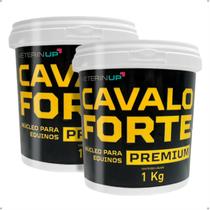 Suplemento Cavalo Forte 1KG cada pote Massa Muscular Vaquejada