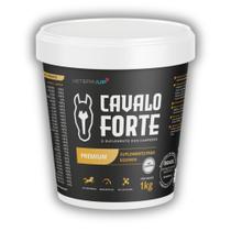 Suplemento Cavalo Forte Premium 1kg Para Cavalos e Equinos Ganho de Massa Muscular, Energia e Recuperação Rápida VeterinUp