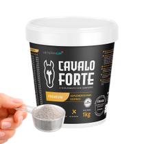 Suplemento Cavalo Forte Premium 1kg Para Cavalos e Equinos Ganho de Massa Muscular, Energia e Recuperação Rápida VeterinUp Suplemento Cavalo Forte Premium 1kg Para Cavalos e Equinos Ganho de Massa Muscular, Energia e Recuperação Rápida VeterinUp