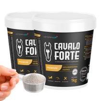 Suplemento Cavalo Forte Premium 2kg Para Cavalos e Equinos Ganho de Massa Muscular, Energia e Recuperação Rápida VeterinUp Suplemento Cavalo Forte Premium 2kg Para Cavalos e Equinos Ganho de Massa Muscular, Energia e Recuperação Rápida VeterinUp