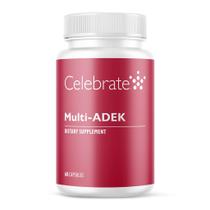 Suplemento Celebrate Vitamins Multi ADEK Iron Free 60 cápsulas