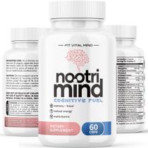Suplemento cerebral Nootrimind Memory Focus Energy 60 cápsulas
