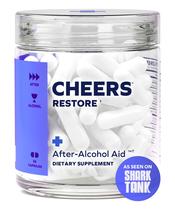 Suplemento Cheers Restore DHM L-Cisteína em 12 doses de fígado