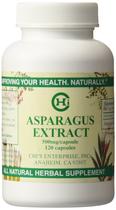 Suplemento Chi's Enterprise Asparagus Extract 120 cápsulas